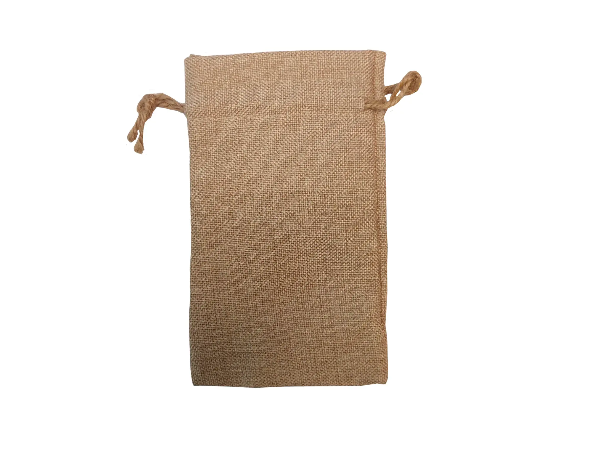 Bags - BURLAP - DOUBLE DRAWSTRING - 12cm x 17cm